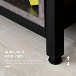 HomCom Computer Desk Table with Shelves and Open Storage Shelves -Outlet Desks Store unnamed file 3299