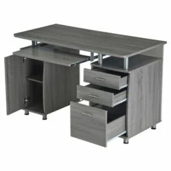 Complete Workstation Computer Desk with Storage Gray - Techni Mobili -Outlet Desks Store unnamed file 342