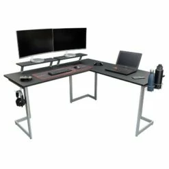 Warrior L Shaped Gaming Desk - Techni Sport Black -Outlet Desks Store unnamed file 3518