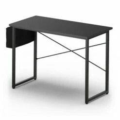 Costway 40''Modern Computer Desk Study Writing Table w/ Storage Bag Black/Coffee/Brown -Outlet Desks Store unnamed file 361