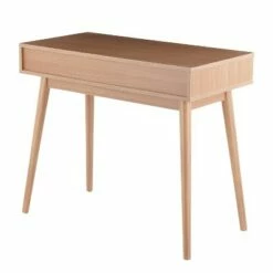 Pebble Contemporary Computer Desk Wood Natural/White - LumiSource -Outlet Desks Store unnamed file 3612