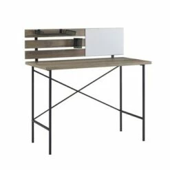 Urban Industrial Plank Writing Desk with Office Accessories - Saracina Home Gray Wash 17 Urban Industrial Plank Writing Desk with Office Accessories - Saracina Home Gray Wash -Outlet Desks Store unnamed file 3634