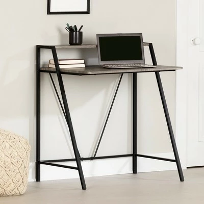 Evane Computer Desk Ash Oak - South Shore 3 Evane Computer Desk Ash Oak - South Shore