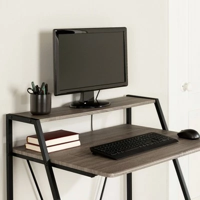 Evane Computer Desk Ash Oak - South Shore 7 Evane Computer Desk Ash Oak - South Shore - Image 5