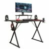 41.7"x23.3" Airlift Gaming E Sports Computer Desk Black - Seville Classics -Outlet Desks Store unnamed file 3691