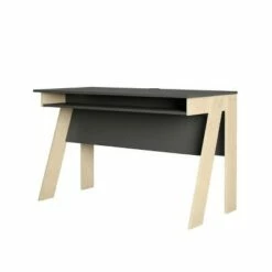 Tangent Computer Plywood Desk - Nexera White -Outlet Desks Store unnamed file 3754