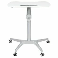Flash Furniture Mobile Sit-Down, Stand-Up Ergonomic Computer Desk - Standing Desk -Outlet Desks Store unnamed file 3782