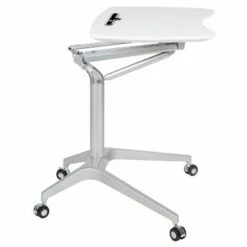 Flash Furniture Mobile Sit-Down, Stand-Up Ergonomic Computer Desk - Standing Desk -Outlet Desks Store unnamed file 3791