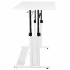 Flash Furniture Height Adjustable (27.25-35.75"H) Sit to Stand Home Office Desk -Outlet Desks Store unnamed file 3805