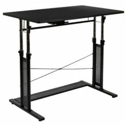 Flash Furniture Height Adjustable (27.25-35.75"H) Sit to Stand Home Office Desk -Outlet Desks Store unnamed file 3807
