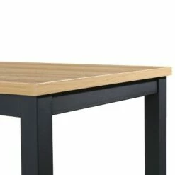 Edgemod Newark Large Office Desk - Poly & Bark Natural/black