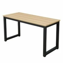 Edgemod Newark Large Office Desk - Poly & Bark Natural/black -Outlet Desks Store unnamed file 3848