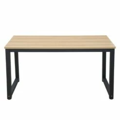 Edgemod Newark Large Office Desk - Poly & Bark Natural/black -Outlet Desks Store unnamed file 3850
