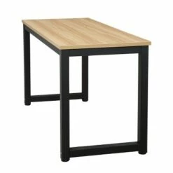 Edgemod Newark Large Office Desk - Poly & Bark Natural/black -Outlet Desks Store unnamed file 3851