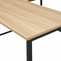Edgemod Daniel Compact L Shaped Office Desk Natural/Black - Poly & Bark -Outlet Desks Store unnamed file 3895