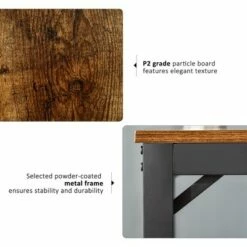 HomCom Modern Compact Computer Desk with Shelf Rack Storage -Outlet Desks Store unnamed file 3915