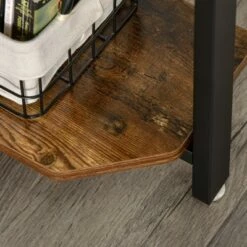 HomCom Modern Compact Computer Desk with Shelf Rack Storage -Outlet Desks Store unnamed file 3916