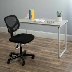 48" O - Frame Modern Computer Desk Teak Gray - OFM -Outlet Desks Store unnamed file 4002