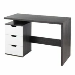 Quinn Contemporary Computer Desk Wood Charcoal/White - LumiSource -Outlet Desks Store unnamed file 4087