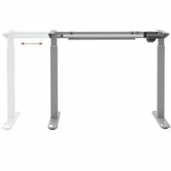 Monoprice Height Adjustable Sit-Stand Riser Table Desk Frame - Grey With Electric Single Motor, Compatible With Desktops From 39in-63in Wide -Outlet Desks Store unnamed file 4130