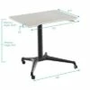 Monoprice Gas-Lift Sit-Stand Rolling Laptop Riser Desk - Light Oak (31.5 x 23.5in) Table Top for Single Display, Height Adjustable 29.5"-45.25" Max -Outlet Desks Store unnamed file 4132