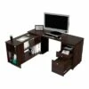 53" L Shaped Computer Work Station Espresso - Inval 1 53" L Shaped Computer Work Station Espresso - Inval -Outlet Desks Store unnamed file 4147