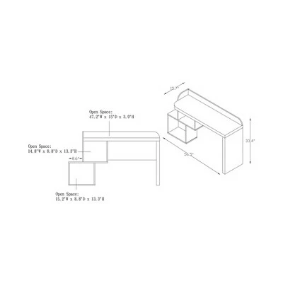 Quave Writing Desk Walnut - miBasics 7 Quave Writing Desk Walnut - miBasics - Image 5
