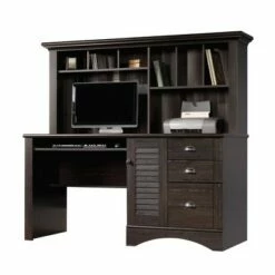 Harbor View Computer Desk with Hutch - Sauder Antique Black 13 Harbor View Computer Desk with Hutch - Sauder Antique Black -Outlet Desks Store unnamed file 424