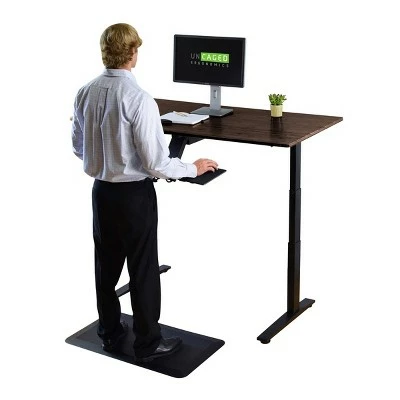 48"x30" Adjustable Standing Desk - Uncaged Ergonomics White 4 48"x30" Adjustable Standing Desk - Uncaged Ergonomics White - Image 2