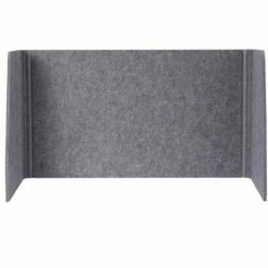 Monoprice Desktop Fiber Privacy Panel Desk Barrier - 28in x 17in, Thick Polyester Fabric Material, Provide Privacy and Social Distancing At Office or