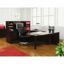 Alera Valencia Series D Top Desk 71w x 35 1/2d x 29 5/8h Mahogany VA277236MY -Outlet Desks Store unnamed file 4305
