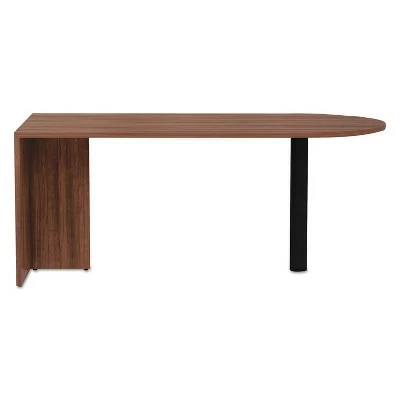 Alera Valencia Series D-Top Desk 71" x 29.53" x 29.53" Modern Walnut VA277236WA 1 Alera Valencia Series D-Top Desk 71" x 29.53" x 29.53" Modern Walnut VA277236WA