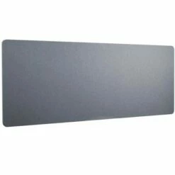 Monoprice Desktop Fiber Privacy Panel Desk Barrier 60in x 24in x 1in, Thick Polyester Fabric Material, Provide Privacy and Social Distancing At Office