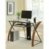 Soron Computer Desk Oak/Black - miBasics -Outlet Desks Store unnamed file 4343