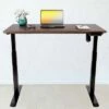 47" Airlift Electric Height Adjustable Standing Desk with USB Charger Walnut/Black - Seville Classics -Outlet Desks Store unnamed file 4392