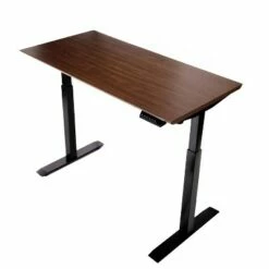 47" Airlift Electric Height Adjustable Standing Desk with USB Charger Walnut/Black - Seville Classics 10 47" Airlift Electric Height Adjustable Standing Desk with USB Charger Walnut/Black - Seville Classics -Outlet Desks Store unnamed file 4394