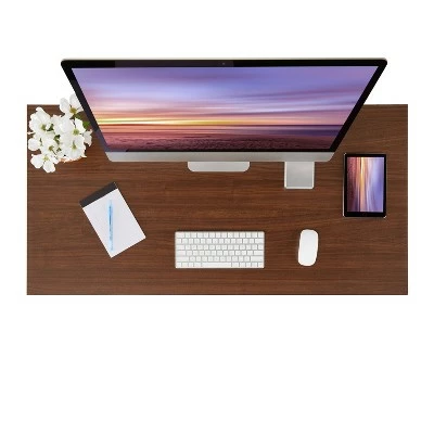 47" Airlift Electric Height Adjustable Standing Desk with USB Charger Walnut/Black - Seville Classics 7 47" Airlift Electric Height Adjustable Standing Desk with USB Charger Walnut/Black - Seville Classics - Image 5