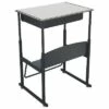Safco AlphaBetter Desk with Book Box Gray/Black 26 - 42H x 28W x 20D 1204GR -Outlet Desks Store unnamed file 4398
