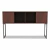 Alera Open Office Desk Series Hutch 60w x 15d x 36 1/2h Medium Cherry LSHH60MC -Outlet Desks Store unnamed file 4421