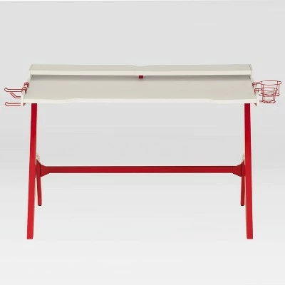 Ergonomic Computer Gaming Desk Red - Techni Sport 2 Ergonomic Computer Gaming Desk Red - Techni Sport