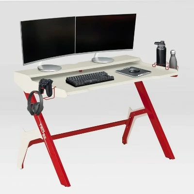 Ergonomic Computer Gaming Desk Red - Techni Sport 3 Ergonomic Computer Gaming Desk Red - Techni Sport - Image 2