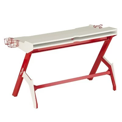 Ergonomic Computer Gaming Desk Red - Techni Sport 9 Ergonomic Computer Gaming Desk Red - Techni Sport - Image 8