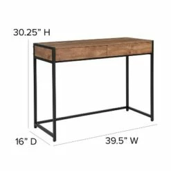 Flash Furniture Cumberland Collection Computer Desk in Rustic Wood Grain Finish -Outlet Desks Store unnamed file 4472