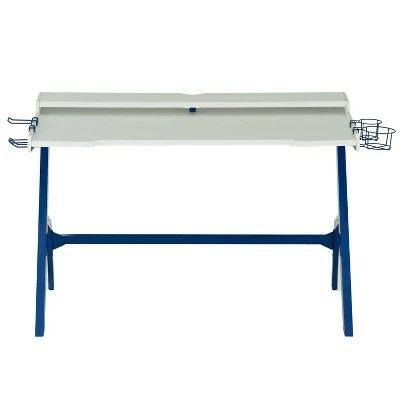 Ergonomic Computer Gaming Desk Blue - Techni Sport 2 Ergonomic Computer Gaming Desk Blue - Techni Sport