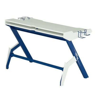 Ergonomic Computer Gaming Desk Blue - Techni Sport 10 Ergonomic Computer Gaming Desk Blue - Techni Sport - Image 9