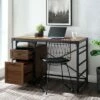 Halverson Angle Iron Writing Desk with 2 Drawer Filing Cabinet - Saracina Home Dark Walnut 2 Halverson Angle Iron Writing Desk with 2 Drawer Filing Cabinet - Saracina Home Dark Walnut -Outlet Desks Store unnamed file 4499