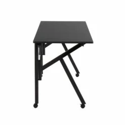 K-Fold Steel Folding Desk - LumiSource Black/natural