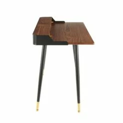 Harvey Contemporary Computer Desk - LumiSource Steel/wood White
