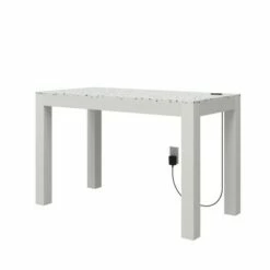Astor Desk with Wireless Charger White with Terrazzo Top - CosmoLiving by Cosmopolitan 14 Astor Desk with Wireless Charger White with Terrazzo Top - CosmoLiving by Cosmopolitan -Outlet Desks Store unnamed file 4563