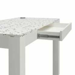 Astor Desk with Wireless Charger White with Terrazzo Top - CosmoLiving by Cosmopolitan 16 Astor Desk with Wireless Charger White with Terrazzo Top - CosmoLiving by Cosmopolitan -Outlet Desks Store unnamed file 4565
